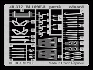 Eduard 49317 Bf 109F-2 1/48 Hasegawa – immagine 3