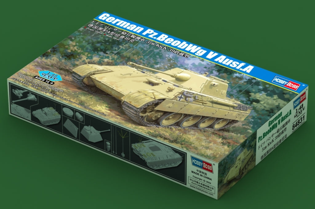 Hobby Boss 84831 German PzBeobWg V Ausf.A 1/48 – immagine 2