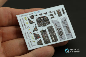 Quinta Studio QD48138 F-105D 3D-Printed &amp;amp; coloured Interior on decal paper (for HobbyBoss kit) 1/48 – immagine 2