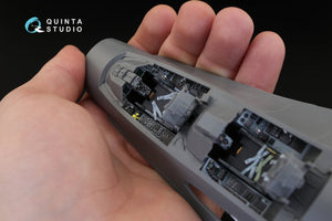 Quinta Studio QD32023 F-16D 3D-Printed &amp;amp; coloured Interior on decal paper (for Academy kit) 1/32 – immagine 6