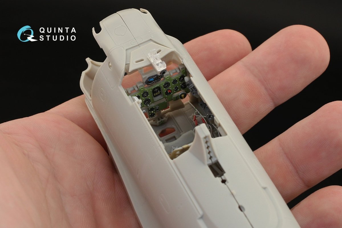 Quinta Studio QD32026 A6M5 (Mitsubishi prod.) 3D-Printed &amp;amp; coloured Interior on decal paper (for Tamiya kit) 1/32 – immagine 7