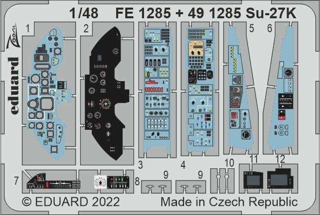 Eduard BIG49345 Su-27K MINIBASE 1/48 – image 3