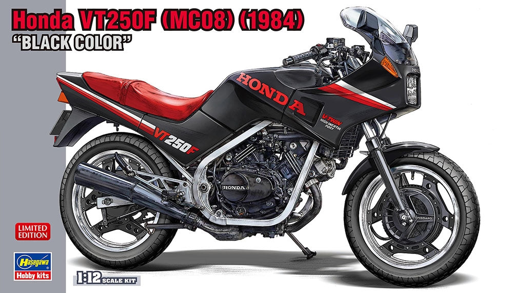 Hasegawa 21755 Honda VT250F (MC08) (1984) BLACK COLOR 1/12 – image 2