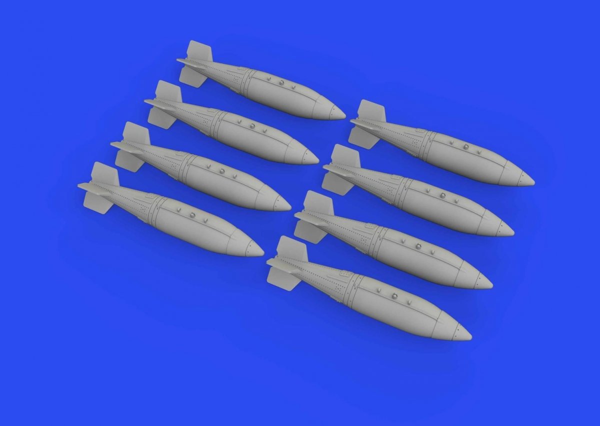 Eduard 672278 British 1000lb retarded bombs w_960 fuse 1/72 – immagine 3