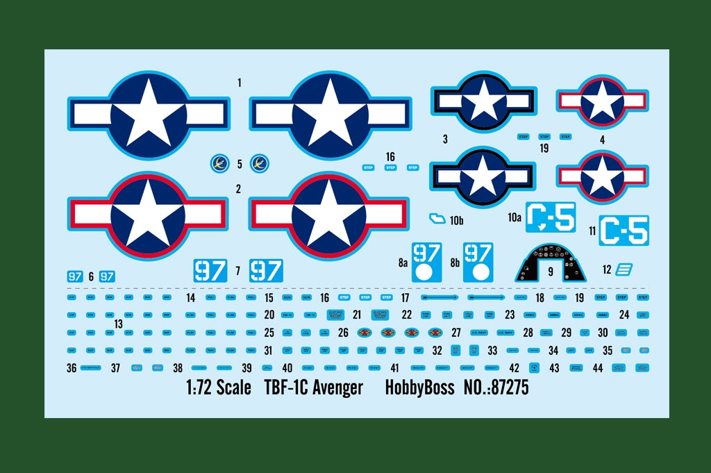 Hobby Boss 87275 TBF-1C Avenger 1/72