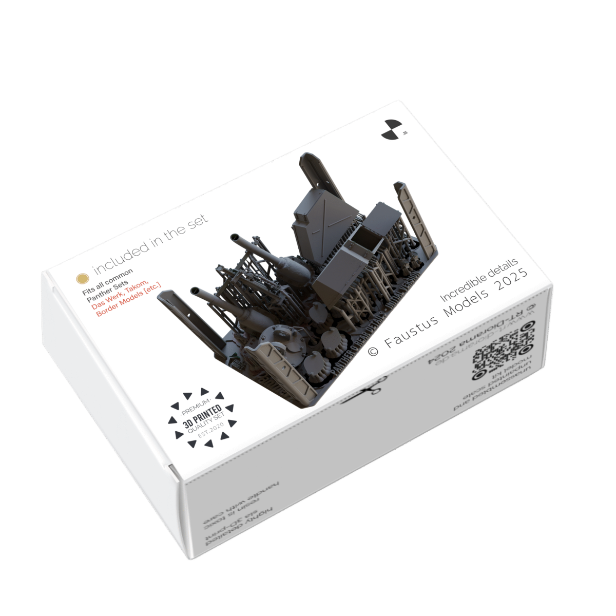 Faustus Models FM35034 Panther G Rear Details – Initial Version 1/35