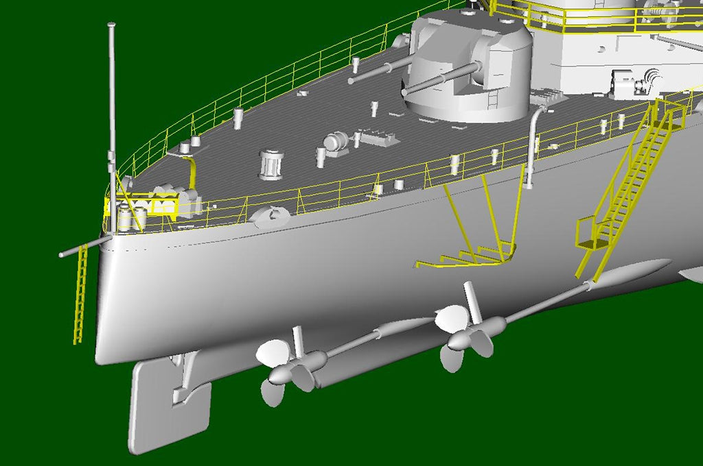 Trumpeter 05366 HMS Naiad 1/350 – image 15
