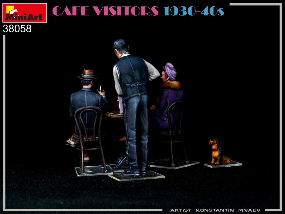 MiniArt 38058 CAFE VISITORS 1930-40S 1/35 – imagen 5