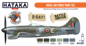 Hataka HTK-CS07 ORANGE LINE – Royal Air Force paint set 6x17 – imagen 2