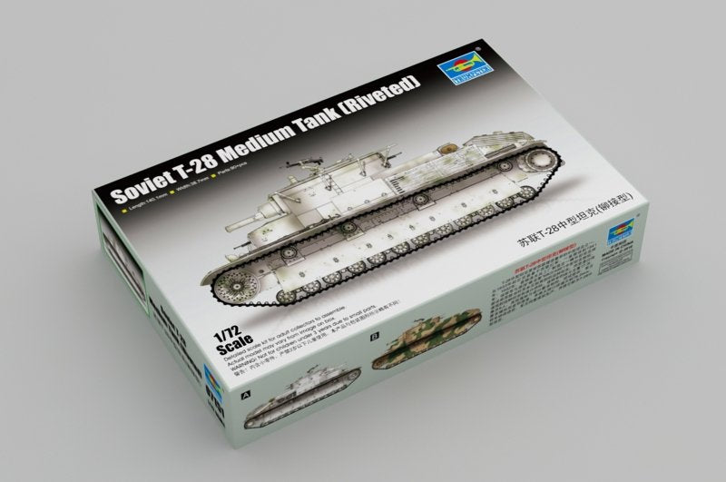 Trumpeter 07151 Soviet T-28 Medium Tank (Riveted) 1/72 – Bild 2