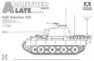 Takom 2099 Panther Ausf. A, production tardive (intérieur complet), échelle 1/35