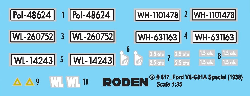 Roden 817 Ford V8 G81A 1/35 – imagen 3