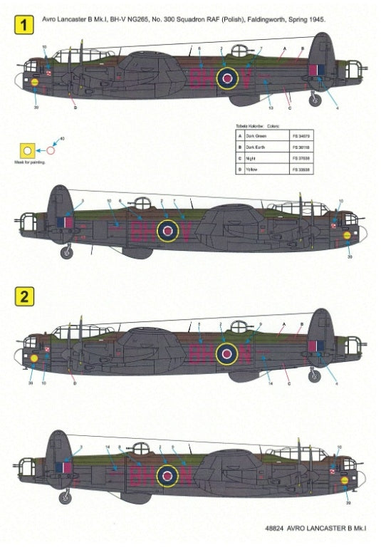 Techmod 48824 Avro Lancaster B Mk I 1/48 – immagine 3