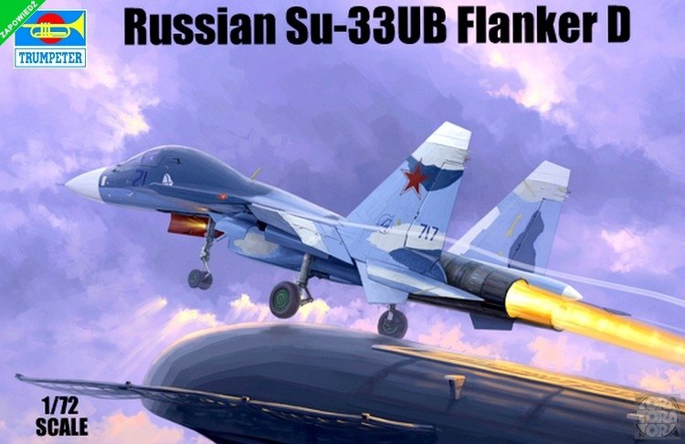Trumpeter 01669 Russian Su-33UB Flanker D 1/72