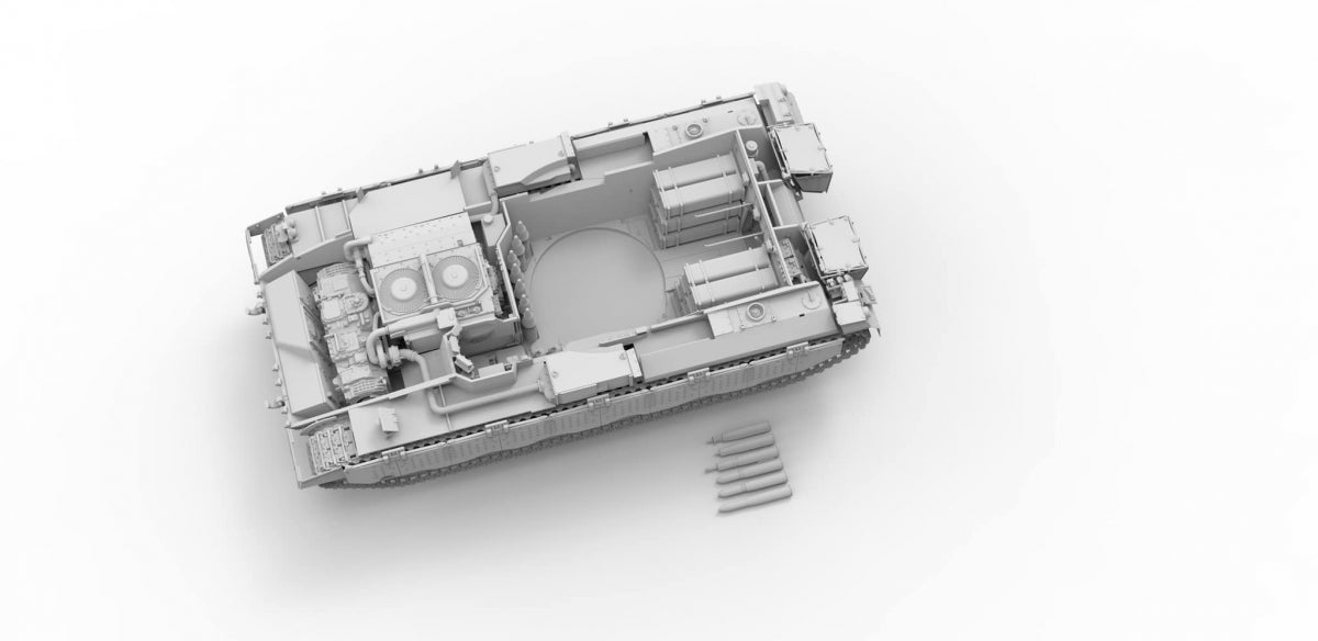 Border Model BT-037 Israel Merkava Mk.2D with full interior 1/35 – immagine 3