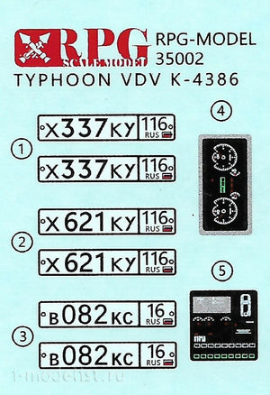 RPG Model 35022 Typhoon-VDV K-4386 w/ 32V01 RCWS 1/35 – imagen 15
