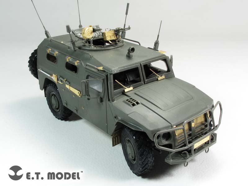 E.T. Model E35-184 Russian GAZ-233014 STS &amp;quot;TIGER&amp;quot; (For Meng VS-003) 1/35 – immagine 2