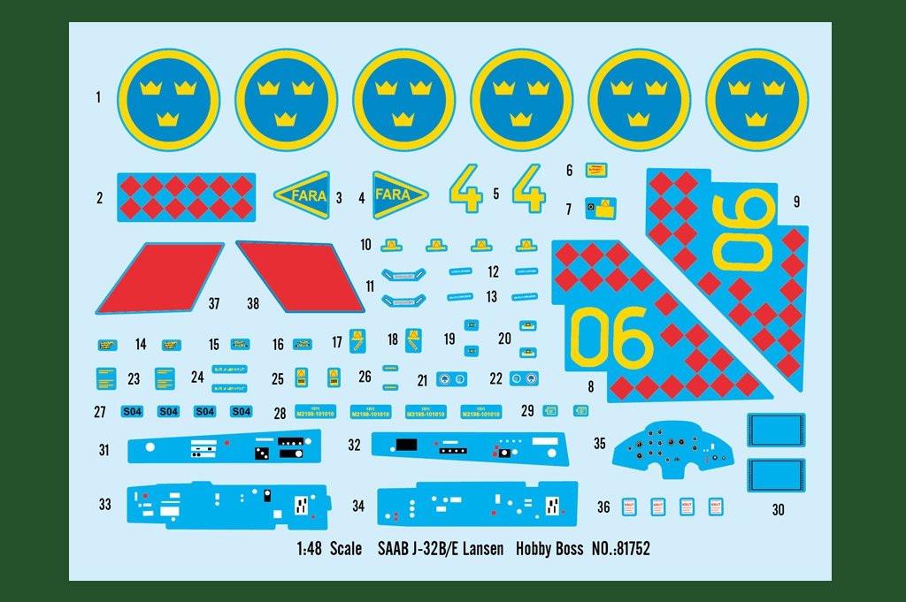 Hobby Boss 81752 SAAB J-32B/E Lansen  – image 4