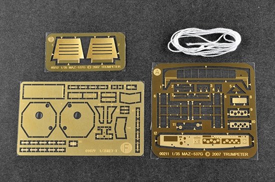 Trumpeter 01079 KET-T Recovery Vehicle Based on MAZ-537 Heavy Truck 1/35 – immagine 16