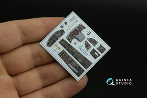 Quinta Studio QDS-32188 F-104J 3D-Printed coloured Interior on decal paper (Italeri) (small version) 1/32 – immagine 4