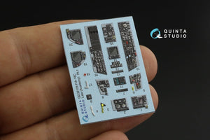 Quinta Studio QDS-32109 F/A-18C Late 3D-Printed &amp;amp; coloured Interior on decal paper (Academy) (Small version) 1/32 – immagine 3