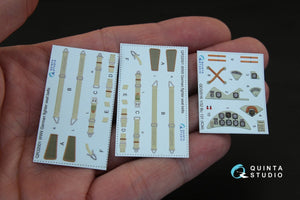 Quinta Studio QD32016 Bu 131 3D-Printed &amp;amp; coloured Interior on decal paper (for ICM kit) 1/32 – immagine 3