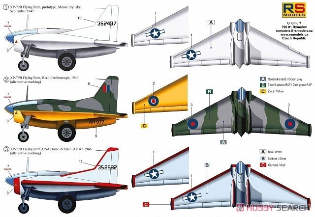 RS Models 92257 XP-79B Flying Ram 1/72 – imagen 5