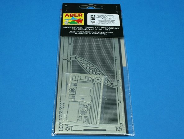 Aber 16042 Tiger II Porsche Vol.8 - Anti Mine Mesh plus some extra parts 1/16 – immagine 3