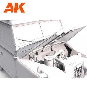 AK Interactive AK35013 LAND ROVER 88 SERIES IIA STATION WAGON 1/35 – zdjęcie 8