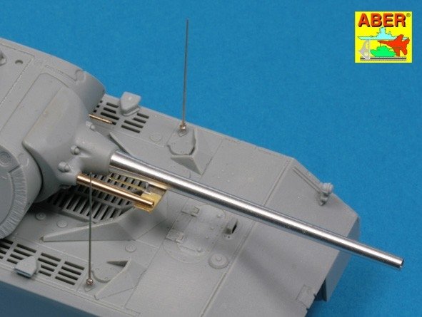 Aber 72L-51 Zestaw 2 Luf do niemieckiego ciężkiego czołgu MAUS / Set of 2 barrels for German Heavy Tank MAUS 1/72 – Bild 6