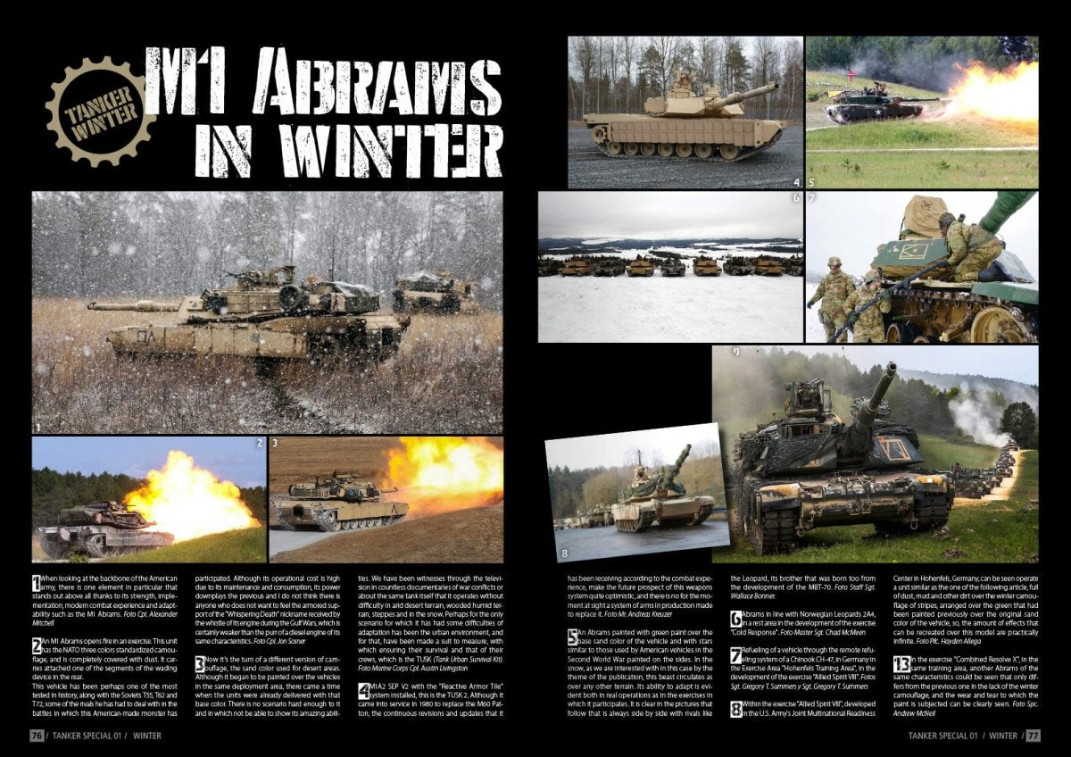 AK Interactive AK4842 TANKER TECHNIQUES MAGAZINE - SPECIAL WINTER (eng.) – zdjęcie 4