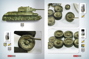 AMMO of Mig Jimenez 6600 How to Paint 4BO Green Vehicles Solution Book – imagen 4