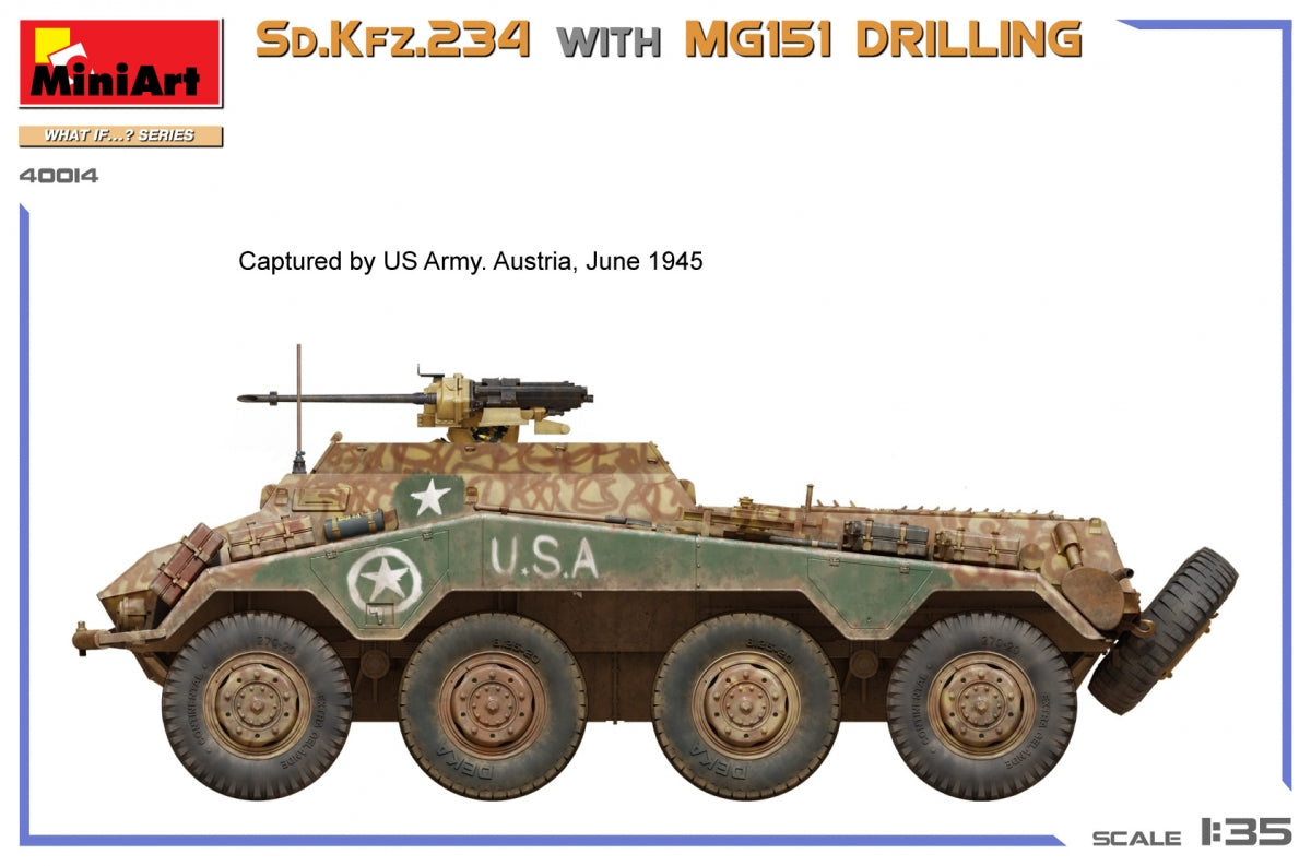 MiniArt 40014 Sd.Kfz.234 WITH MG151 DRILLING 1/35 – zdjęcie 7