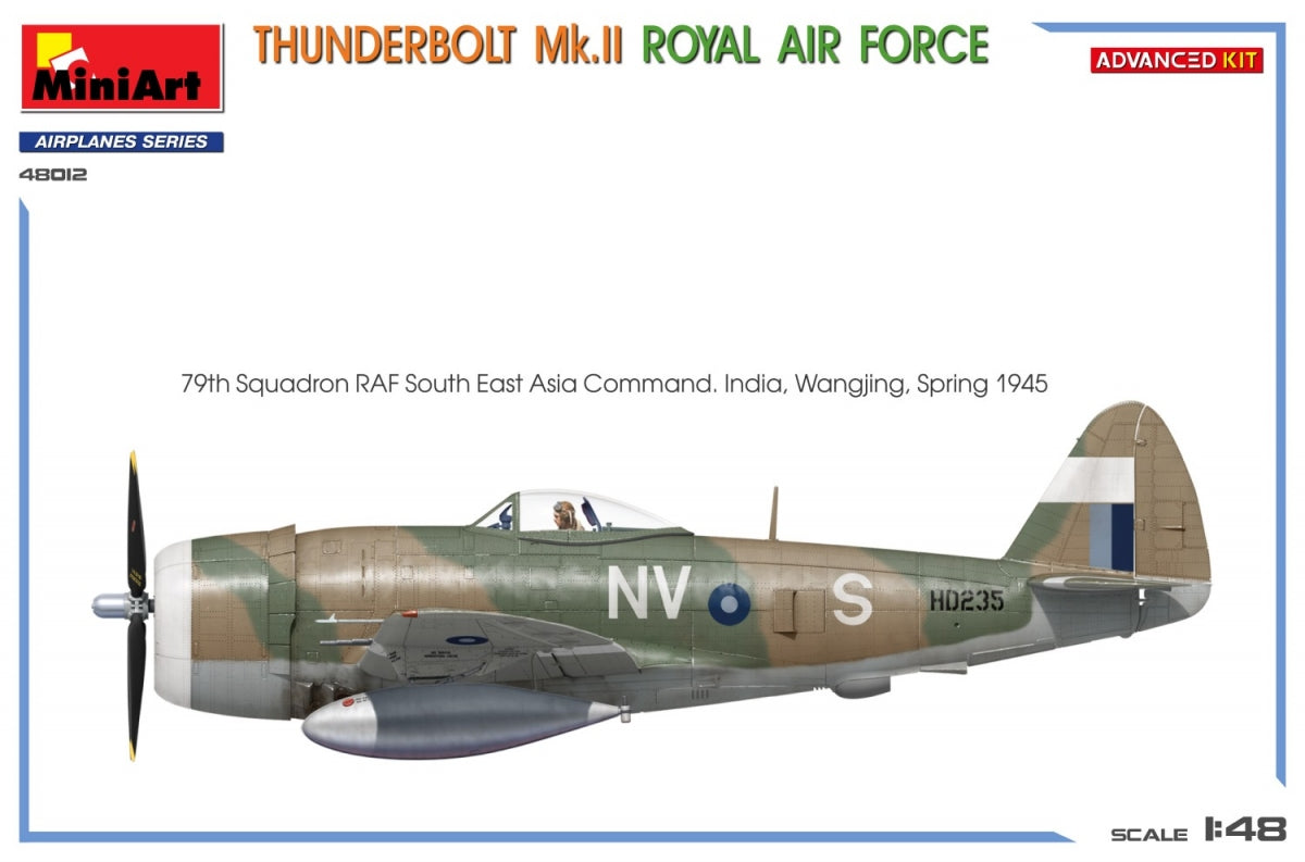 MiniArt 48012 THUNDERBOLT Mk.II. FORCE AÉRIENNE ROYALE. KIT AVANCÉ 1/48  – image 5