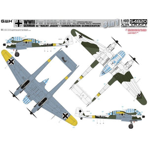 Great Wall Hobby S4820 Fw189A-1&amp;amp;A-2 /w &amp;quot;Nacht Jager&amp;quot; - &amp;quot;Sonderaktion Schneekufen&amp;quot; 1/48 – zdjęcie 3