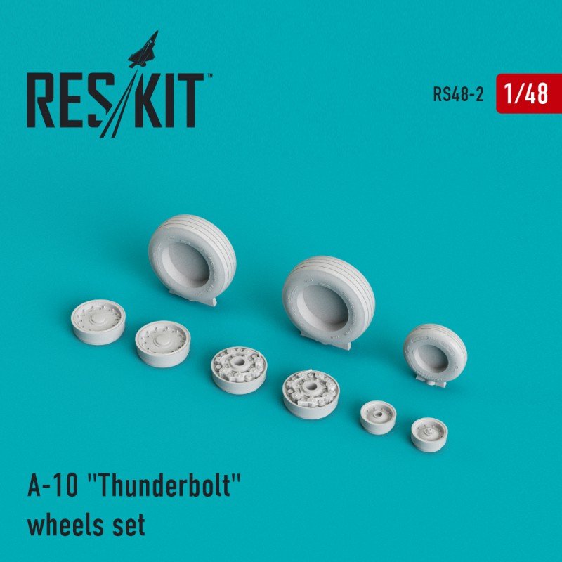 RESKIT RS48-0002 A-10 "Thunderbolt" wheels set 1/48