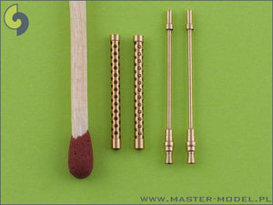 Master AM-32-002 German aircraft machine gun MG-17 barrels (2pcs) 1/32 – immagine 2