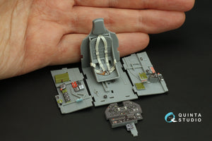 Quinta Studio QD32162 P-40N Warhawk 3D-Printed &amp;amp; coloured Interior on decal paper (Trumpeter) 1/32 – immagine 10