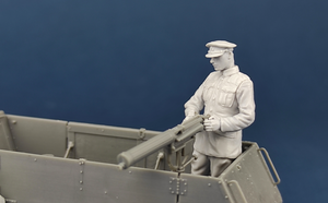 Copper State Models F35-029 Membre d&amp;#39;équipage de la brigade de mitrailleuses motorisées canadiennes vérifiant la mitrailleuse 1/35 – image 2