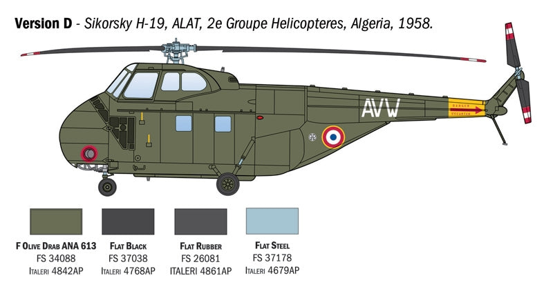 Italeri 1476 HO4S-3 / HAS.7 / H-19 1/72 – immagine 7