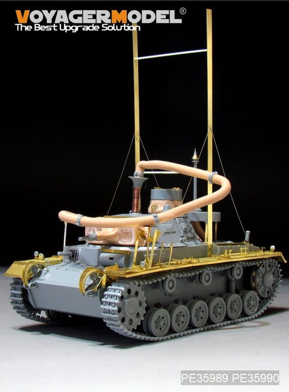 Voyager Model PE35989 WWII German Pz.KPfw.III (T)Ausf.F &amp;quot;Operation Seelowe&amp;quot; Basic For DRAGON 6877/6717 1/35 – zdjęcie 2