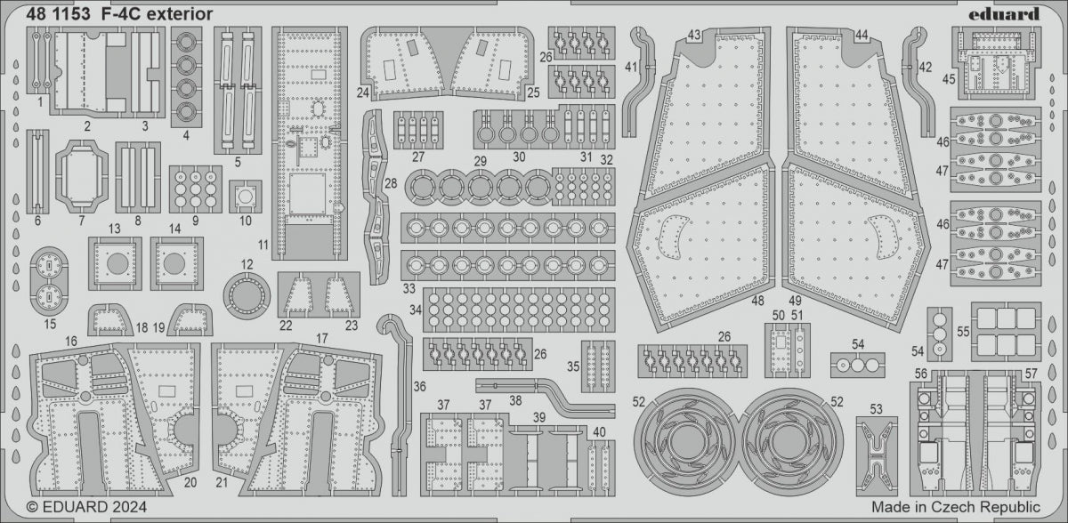 Eduard BIG49437 F-4C HOBBY 2000, ACADEMY 1/48 – zdjęcie 3
