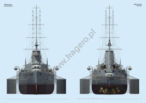 Kagero 16012 The Battlecruiser HMS Queen Mary EN – immagine 2