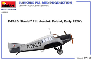 MiniArt 48005 Junkers F13. Mid Prod. German, Polish, Swiss Service 1/48 – immagine 10