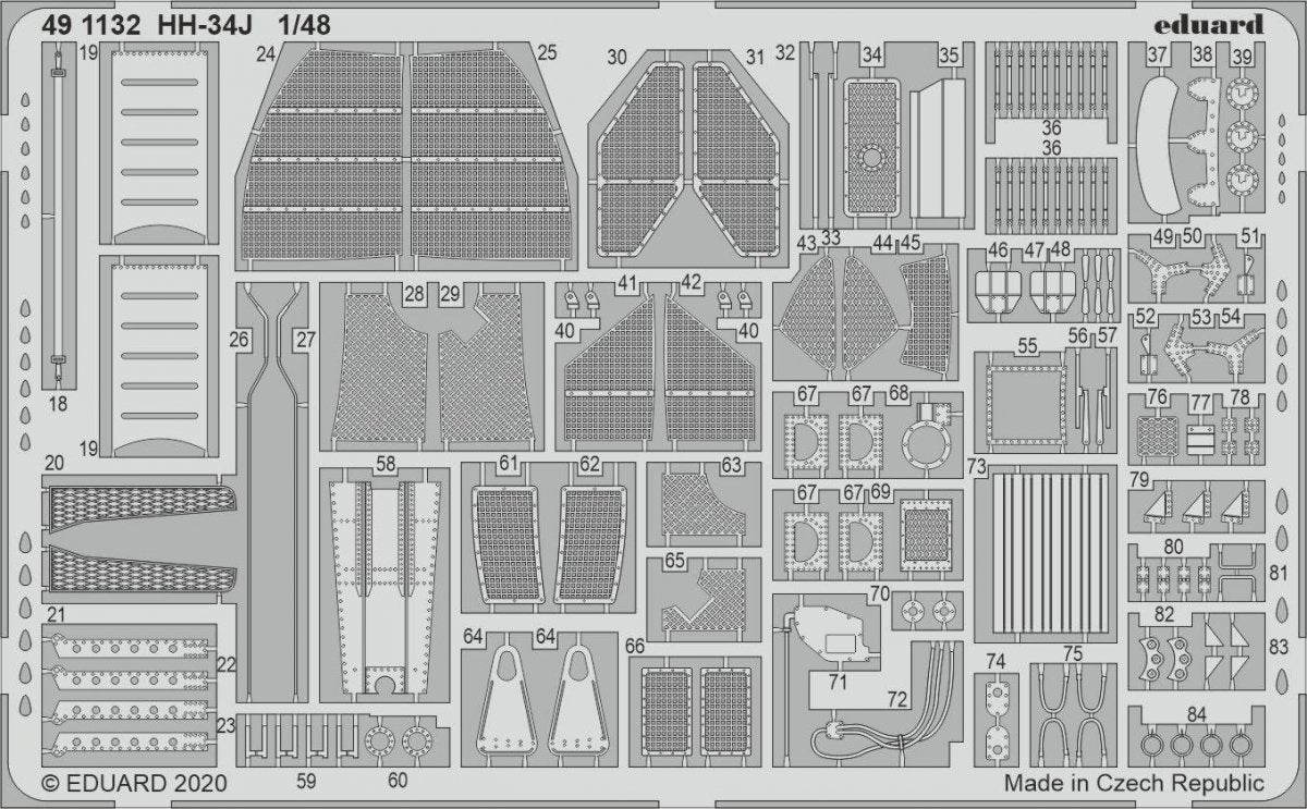 Eduard 491132 HH-34J TRUMPETER 1/48 – Bild 2