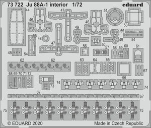 Eduard 73722 Ju 88A-1 interior 1/72 REVELL – zdjęcie 2