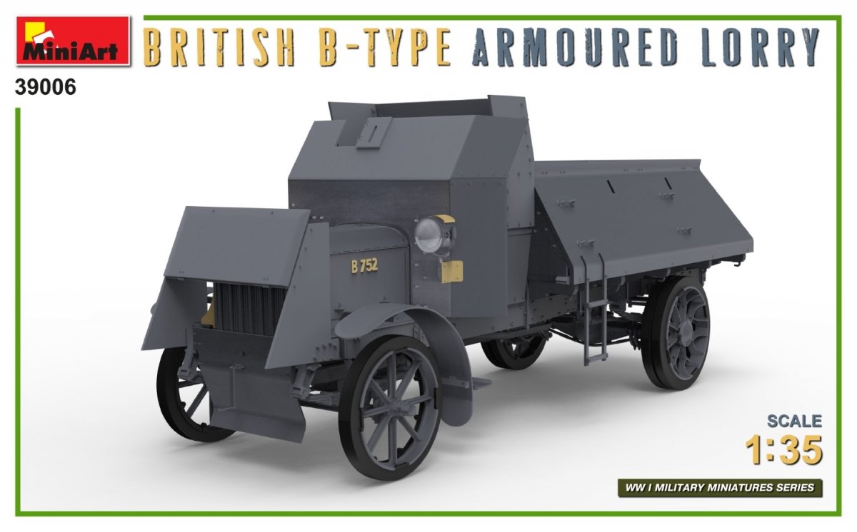 Miniart 39006 BRITISH B-TYPE ARMORED LORRY 1/35 – image 7