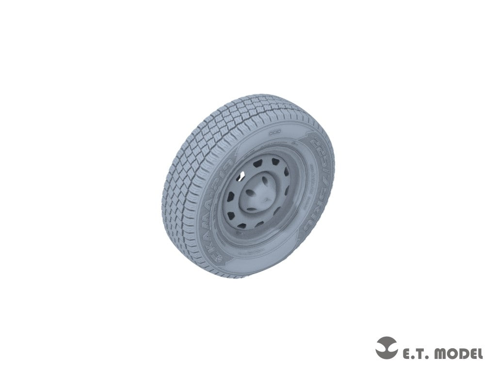 ET Model P35-115 Fourgon militaire russe UAZ 3909 Roues affaissées Pour ZVEZDA 3644 1/35 – image 2