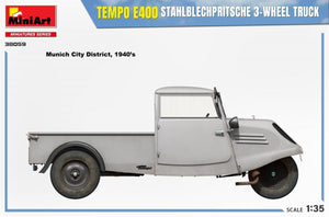 MiniArt 38059 TEMPO E400 STAHLBLECHPRITSCHE 3-WHEEL TRUCK 1/35 – Bild 7