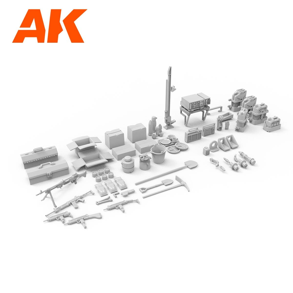 AK Interactive AK35006 IDF ACCESSORIES 1/35 – imagen 2
